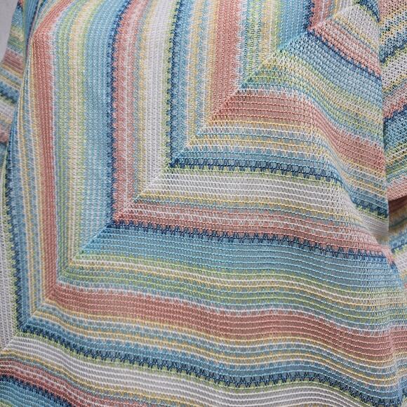 NWOT ALFRED DUNNER SZ M top Crochet Pastels Cottagecore Fairy - Picture 8 of 9